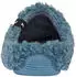 VERBENAS Homeslipper Clog in Cosy Look blau