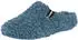 VERBENAS Homeslipper Clog in Cosy Look blau