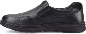 Hush Puppies Franco Slip On Men's Leather Loafer with Removable Insoles schwarz