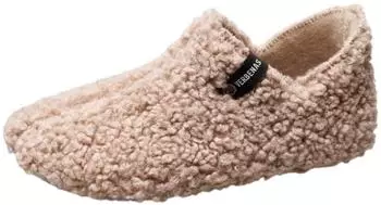 VERBENAS YOI CURLY Home Slipper taupe