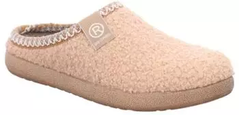 Rohde Tortora Slipper House Shoe, Comfort Shoe with Fluffy Upper Material natur