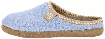 Rohde Tortora Pantoffel Hausschuh mit flauschigem Obermaterial blau