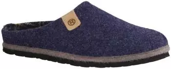 Rohde Softfilz-Pantoffel mit Wechselfu&szlig;bett H.Meran (6913) blau