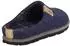 Rohde Softfilz-Pantoffel mit Wechselfußbett H.Meran (6913) blau