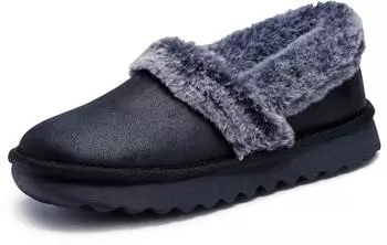 Skechers Cozy Up Damen Hausschuhe schwarz