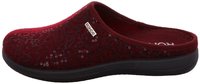 Rohde Schuhe Bedroom Slippers wine red (6550-48)