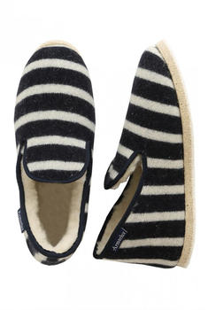 Armor-Lux Slippers striped wool navy/nature