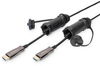 equip 119411, equip HDMI HS Ethernet 2.0 D-A DAOC 4K/60Hz 10.00m schwarz (10 m)