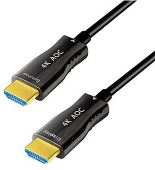 LogiLink CHF0105 - HDMI-Kabel, A/M zu A/M, 4K/60 Hz, AOC, schwarz, 50 m