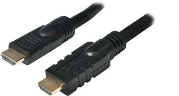LogiLink CHA0010 - HDMI A Stk. > HDMI A Stk., 4K@30 Hz, Verstärker, schwarz., 10,0