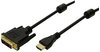 LogiLink CH0004 - HDMI/DVI Kabel, 2x Ferrit, bidirektional, 1080p, 2 m