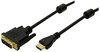 LogiLink CH0004 - HDMI/DVI Kabel, 2x Ferrit, bidirektional, 1080p, 2 m