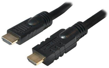 LogiLink CHA0020 - HDMI A Stk. > HDMI A Stk., 4K@30 Hz, Verstärker, schwarz., 20,0