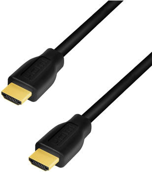 LogiLink CH0100 - HDMI A Stk. > HDMI A Stk., 4K@60 Hz, schwarz, 1,0 m