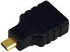 Logilink - AH0010 HDMI Adapter, HDMI Type A 19-pin Female zu HDMI Type D Micro...