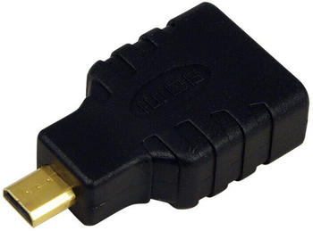 LogiLink AH0010 - Adapter, HDMI D Stecker auf A Buchse, 4K/30Hz