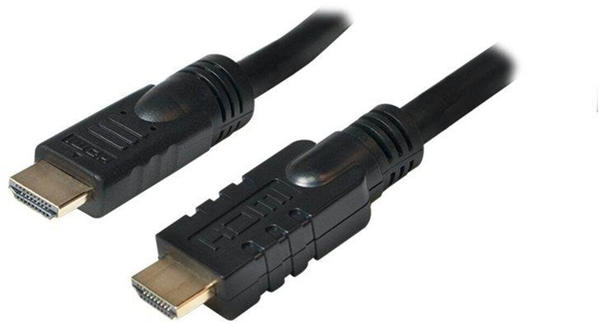 LogiLink CHA0030 - HDMI A Stk. > HDMI A Stk., 4K@30 Hz, Verstärker, schwarz., 30,0
