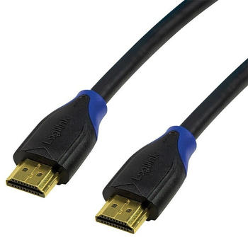 LogiLink CH0067 - HDMI A Stk. > HDMI A Stk., 4K@60 Hz, schw./blau, 15 m