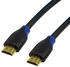 LogiLink CH0067 - HDMI A Stk. > HDMI A Stk., 4K@60 Hz, schw./blau, 15 m