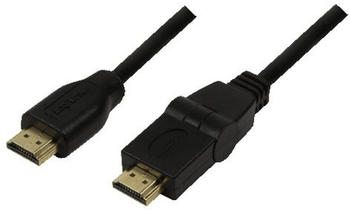 LogiLink CH0052 - HDMI A Stk. > 180° HDMI A Stk., 4K@24 Hz, 1,8 m