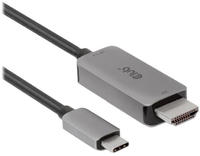 Club 3D Adapterkabel - 24 pin USB-C m&auml;nnlich zu HDMI m&auml;nnlich - 3 m - aktiv,