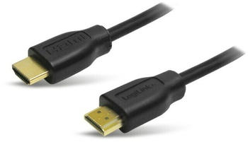 LogiLink CH0076 - HDMI A Stk. > HDMI A Stk., 4K@30 Hz, schwarz, 0,2 m