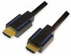 LogiLink HDMI Anschlusskabel HDMI-A Stecker, HDMI-A Stecker 5.00m Schwarz CHB006