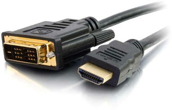 C2G 1m (3ft) HDMI to DVI Cable - HDMI to DVI-D Adapter Cable - 1080p - M/M - Adapter cable - DVI-D m (1 m)