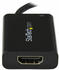 StarTech USB C to HDMI 2.0 Adapter with Power Delivery, Black (CDP2HDUCP)