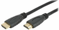 Techly Hdmi-hdmi 2.0 Stecker/stecker Ethernet 3d 4k Kabel, 6 M, Schwarz