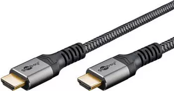 Goobay Plus Ultra High-Speed HDMI-Kabel 8K 60Hz grau 2m Goobay Plus Ultra High-Speed HDMI-Kabel 8K 60Hz grau 2m