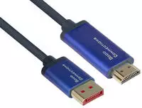 Alcasa 4860-SF010B Videokabel-Adapter 1 m DisplayPort HDMI Blau (4860-SF010B)