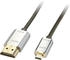 Lindy CROMO Slim High-Speed-HDMI-Kabel mit Ethernet, Typ A/D