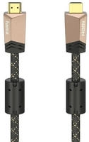 Hama HDMI Anschlusskabel HDMI-A Stecker, HDMI-A Stecker 1.50m Braun 00205025 4K...