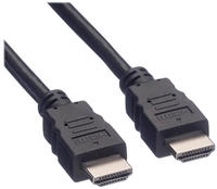 Value HDMI Anschlusskabel HDMI-A Stecker 3.00 m Schwarz 11.99.5537 Geschirmt