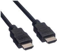 Value HDMI Anschlusskabel HDMI-A Stecker 2.00 m Schwarz 11.99.5542 4K UHD, Geschirmt