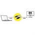 Value 11995908 - Ultra High Speed HDMI Kabel mit Ethernet, 8K, flach, 3 m