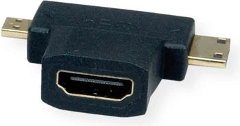 Value 12993166 - HDMI Adapter, HDMI auf Micro HDMI + Mini HDMI
