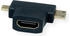 Value 12993166 - HDMI Adapter, HDMI auf Micro HDMI + Mini HDMI
