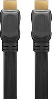 goobay High-Speed-HDMI&trade;-Flachkabel mit Ethernet (4K@60Hz), 2m
