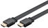 Goobay 61279 - High Speed HDMI™ Flachkabel mit Ethernet, 2 m