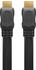 Goobay 61278 - High Speed HDMI™ Flachkabel mit Ethernet, 1,5 m