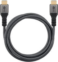 Goobay HDMI-Kabel Plus 64993 HDMI 2.0, vergoldete Stecker, 4K UHD bei 60 Hz, 18