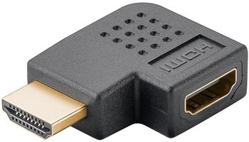 Goobay 65745 - Adapter, HDMI Stecker auf Buchse, 8K 60 Hz, 90&deg; horizontal