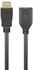 Goobay 61307 - HDMI Kabel Stecker/Buchse 4K 60 Hz 1 m