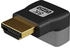 Goobay 72011 - Adapter HDMI Stecker/Buchse, 8K 60 Hz, 270° vertikal