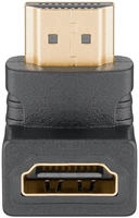 goobay 65749 HDMI Winkeladapter 270 Grad/Vergoldete Kontakte / 270&deg; Winkel /...