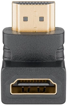 Goobay 65749 - Adapter, HDMI Stecker auf Buchse, 8K 60 Hz, 270&deg; vertikal