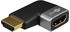 Goobay 72010 - Adapter HDMI Stecker/Buchse, 8K 60 Hz, 90° horizontal