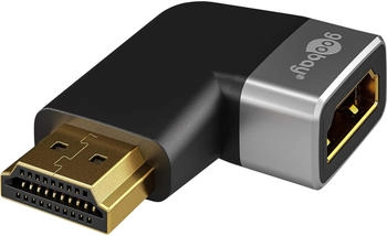 Goobay 72012 - Adapter HDMI Stecker/Buchse, 8K 60 Hz, 270&deg; horizontal